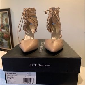 Nude Strap Heels (BCBGenerarion)
